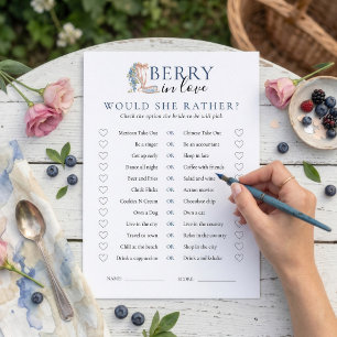 Carte de Baby Shower 'Berry in Love Would She Rath