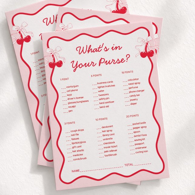 Carte de Baby Shower Cherry Qu'est-ce qu'il y a da (Créateur téléchargé)