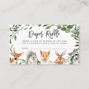 Carte de Baby shower de carafe de couches pour ani