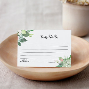 Carte de Baby shower DEVON Green Time Capsule Star