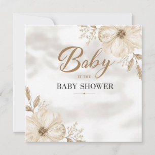 Carte de Baby Shower Imprimable