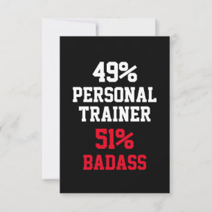 Carte de Badass de Coach Personnel
