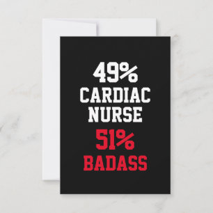 Carte de Badass d'infirmière cardiaque