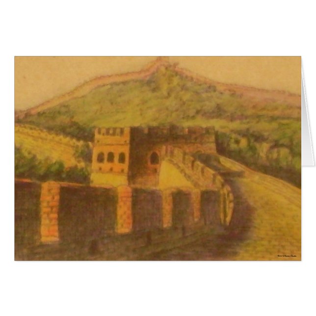 Carte de badge Great Wall (Devant horizontal)