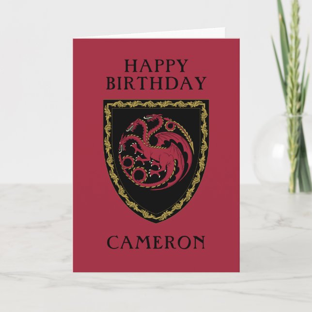Carte de badge HOUSE OF THE DRAGON (Devant)