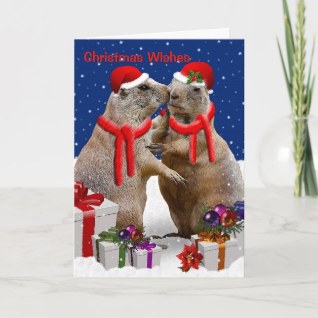 Carte de baiser de Noël (Devant)