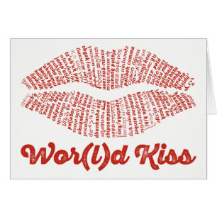 Carte de baiser Wor(l)d