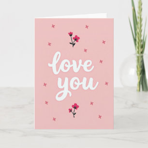 Carte de baisers d'amour romantique