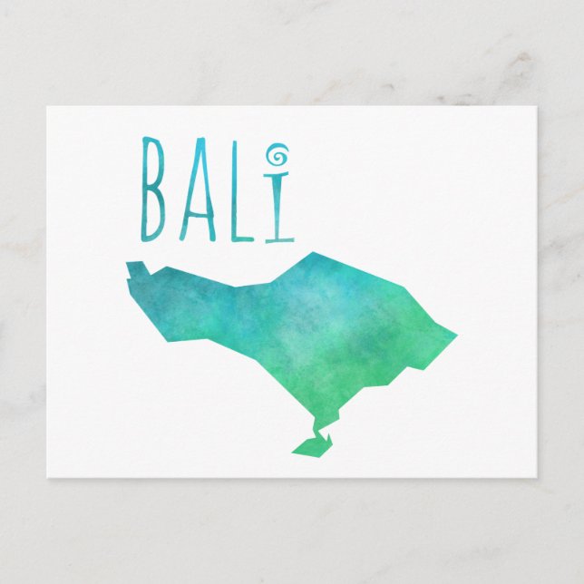Carte de Bali (Devant)