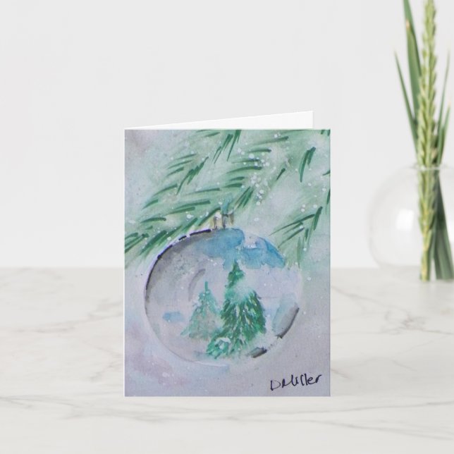 Carte de balle de Noël Waterton (Devant)