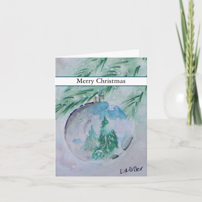 Carte de balle de Noël Waterton (Devant)