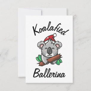 Carte de ballerine koalifiée