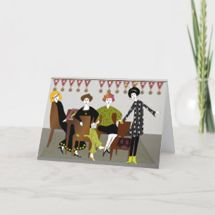 Carte de bannière Mah Jongg