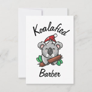 Carte de barbier Koalafied