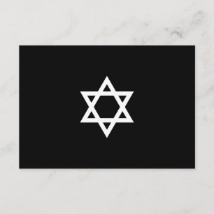 Carte de barre/bat mitzvah RSVP