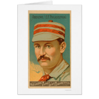 Carte de base-ball d'Ed Andrews 1888
