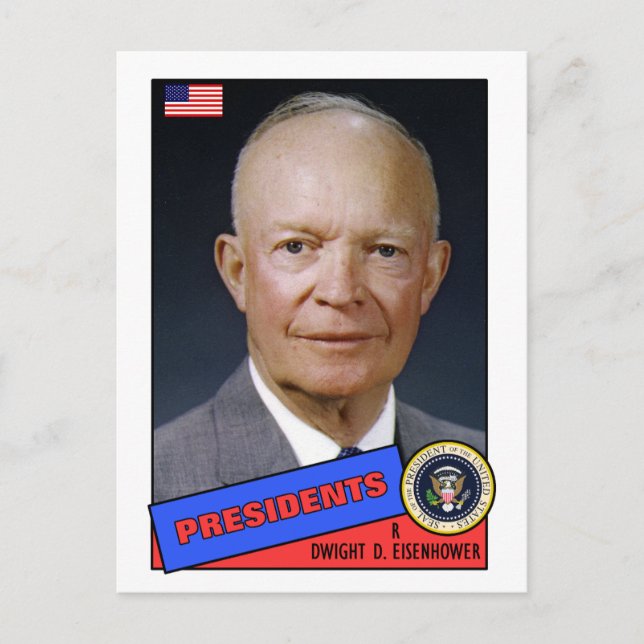 Carte de base-ball Dwight D. Eisenhower (Devant)