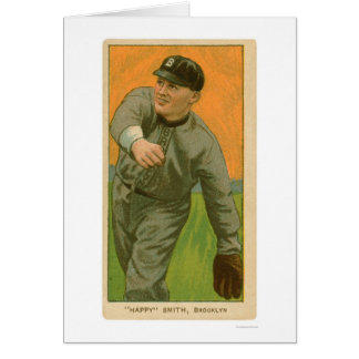 Carte de base-ball heureuse de Smith 1911