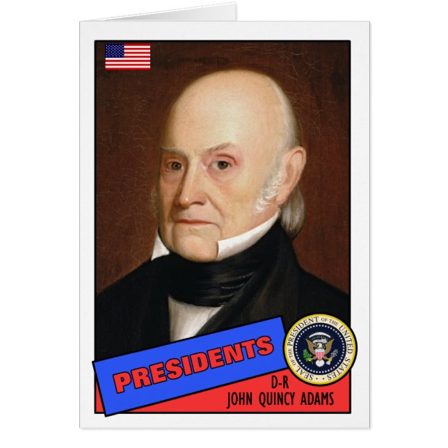 Carte de base-ball John Quincy Adams (Devant)
