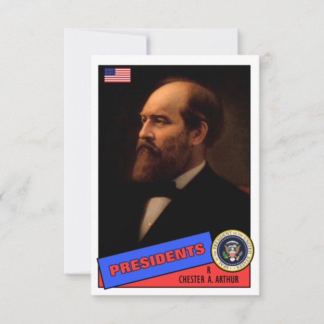 Carte de baseball de Chester A. Arthur (Devant)