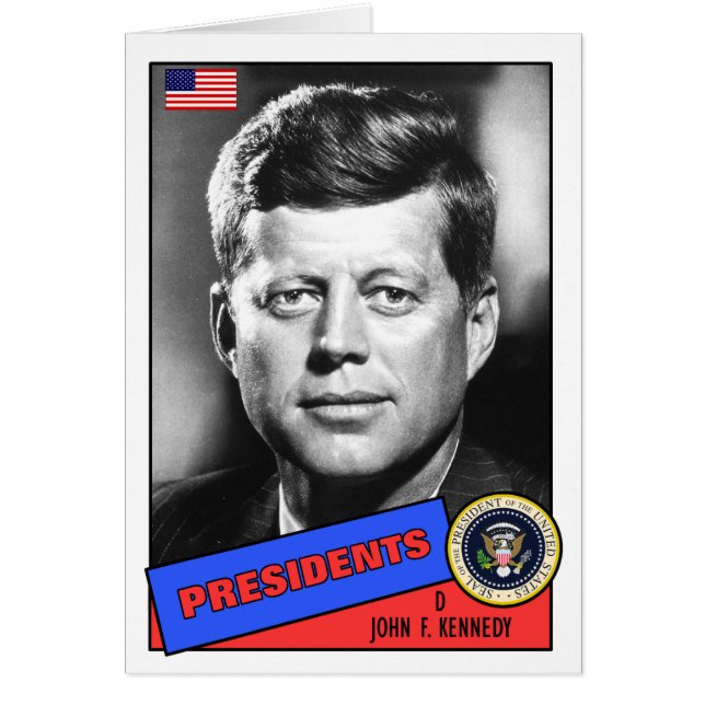 Carte de baseball de John F. Kennedy (Devant)