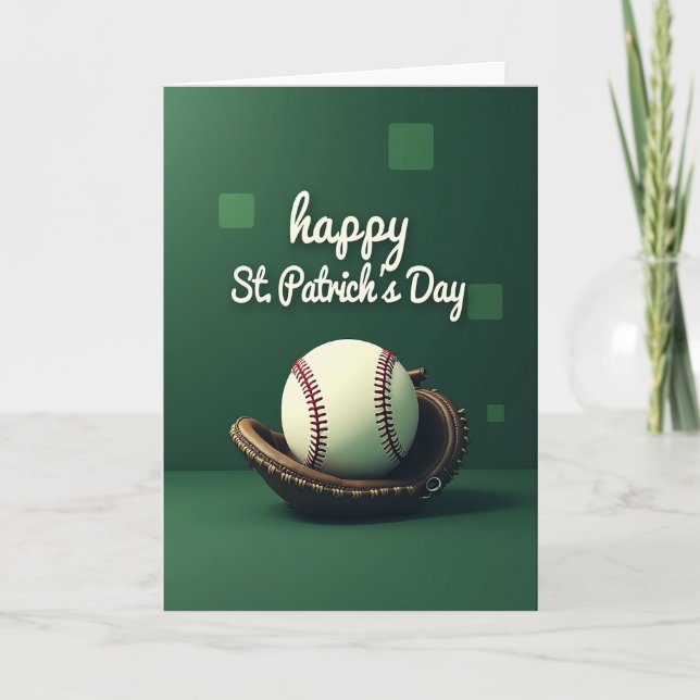 Carte de baseball de la Saint-Patrick (Devant)