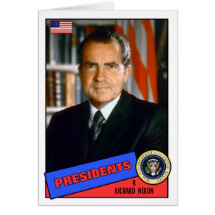 Carte de baseball de Richard Nixon