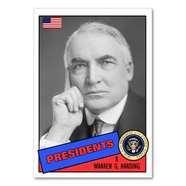 Carte de baseball de Warren G. Harding (Par défaut)