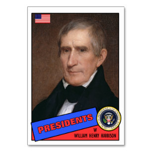 Carte de baseball de William Henry Harrison