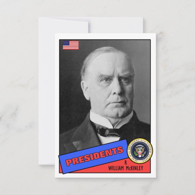 Carte de baseball de William McKinley (Devant)
