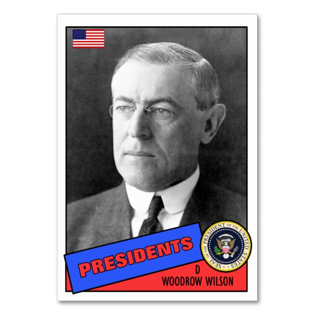 Carte de baseball de Woodrow Wilson (Par défaut)