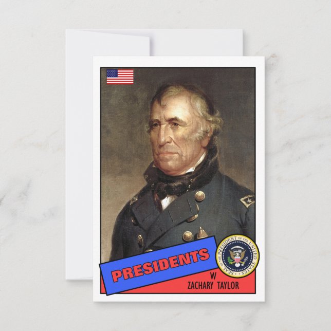 Carte de baseball de Zachary Taylor (Devant)