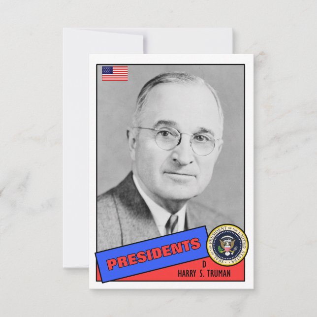 Carte de baseball Harry S. Truman (Devant)