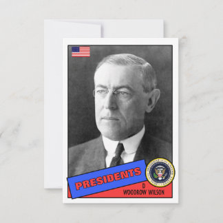 Carte de baseball Woodrow Wilson