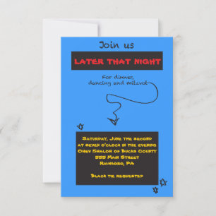 Carte de Bat mitzvah de bar tellement DÉCONTRACTÉE