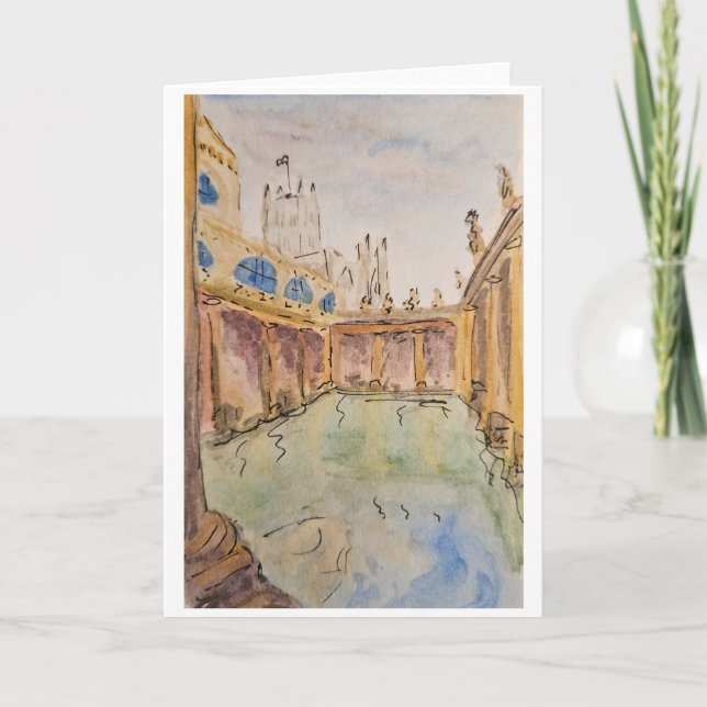 Carte de Bath, Angleterre (Devant)