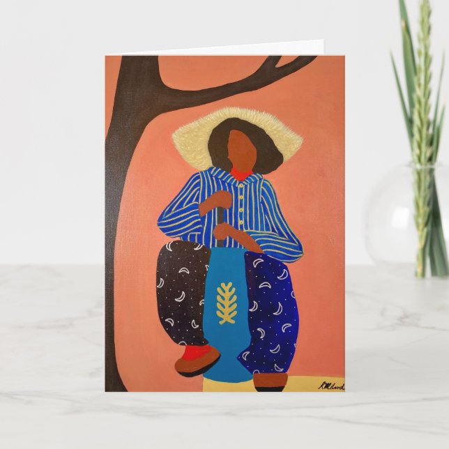Carte de batteur caribéen pour toutes occasions (Devant)