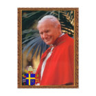 Carte de béatification de la prière du pape Jean-P