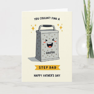 Carte de Beau-Père à Gratter Joyeuse