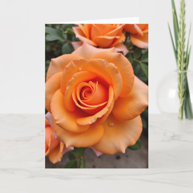 Carte de Beauté de Fleur en Spirale (Devant)