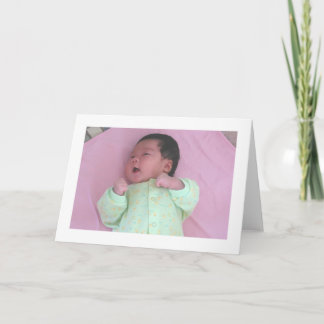 carte de bébé