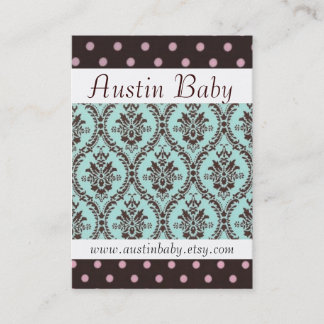 Carte de bébé d'Austin