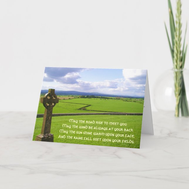 Carte de bénédiction celtique (Devant)