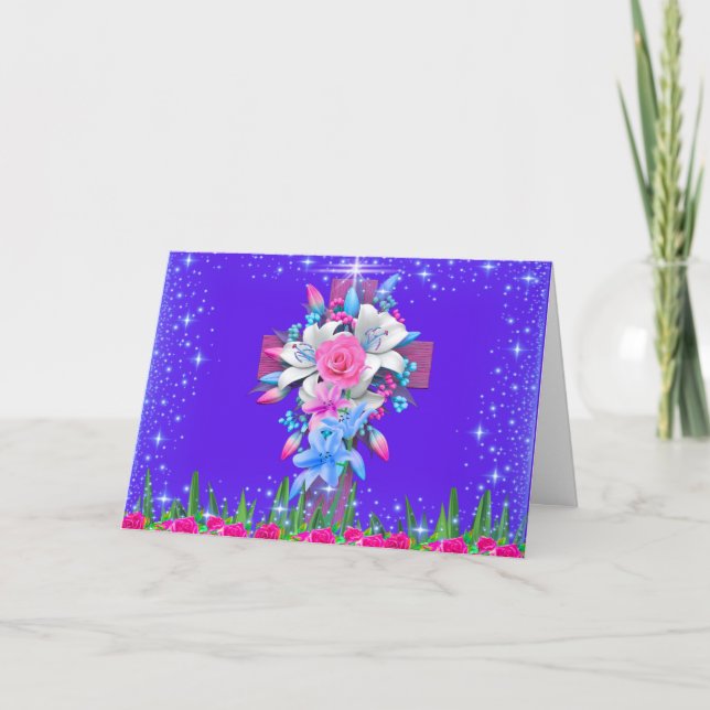 Carte de Bénédictions de Résurrection (Devant)