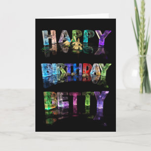Carte de Betty de joyeux anniversaire