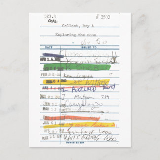 Carte de bibliothèque 3503