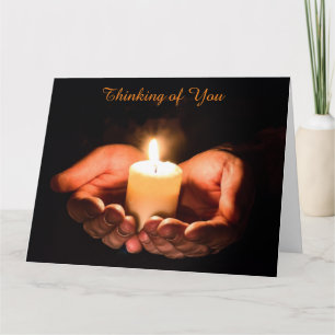 Carte de bien-être de la flamme éternelle