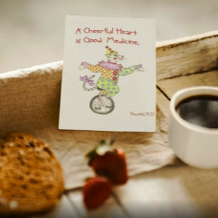 Carte de bien-être du coeur joyeux