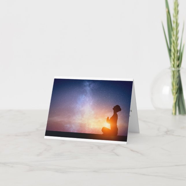 Carte de bien-être religieuse (Devant)