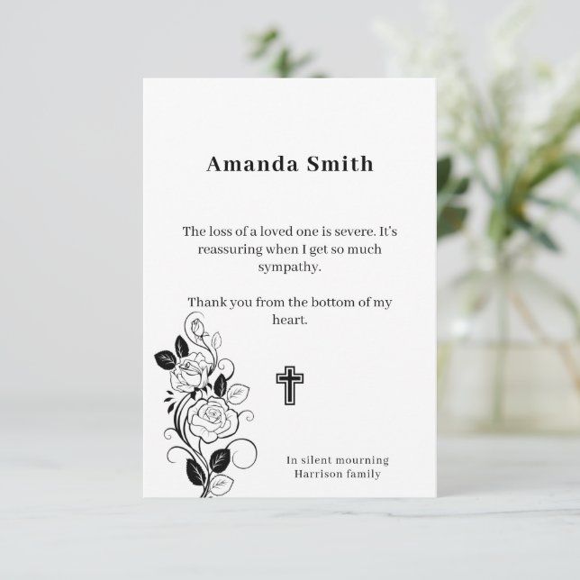 Carte de bienfaisance commémorative (Debout devant)